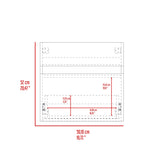 Mueble para Lavamanos Aydin Blanco 50.1x52cm Flotante Individual sin Lavamanos y con Un Cajón - MUEBLES PARA LAVAMANOS | Bylmo