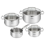 Batería de Cocina Tefal Duetto Plus Plateado 54x19cm de 7 Piezas - OLLAS Y SARTENES | Bylmo