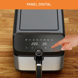 Freidora de Aire Imusa Easy Fry Negro 31x31.5cm de 7.5 Litros con Pantalla Digital y con 8 Funciones - FREIDORAS DE AIRE | Bylmo