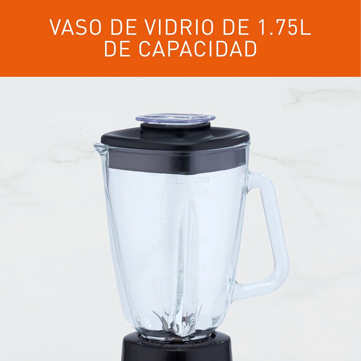 Licuadora Imusa Infiny Force Negro 17x41cm de 1.75 Litros con 10 Velocidades - LICUADORAS Y PROCESADORES | Bylmo