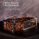 Cafetera Espressería Krups Essential Negro 36.5x24.5cm con Pantalla Digital - CAFETERAS ELECTRICAS | Bylmo