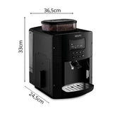 Cafetera Espressería Krups Essential Negro 36.5x24.5cm con Pantalla Digital - CAFETERAS ELECTRICAS | Bylmo