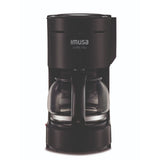 Cafetera Eléctrica Imusa Café City Negro 15.5x27.3cm para Seis Tazas con Sistema Antigoteo - CAFETERAS ELECTRICAS | Bylmo