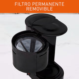 Cafetera Eléctrica Imusa Café City Negro 15.5x27.3cm para Seis Tazas con Sistema Antigoteo - CAFETERAS ELECTRICAS | Bylmo
