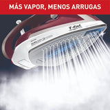 Plancha de Vapor para Ropa T - Fal Ultragliss Gamay y Plateado 13.8x30cm con Función de Autoapagado - PLANCHAS | Bylmo