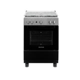 Estufa Challenger Cucina Negro 60x93cm de Gas Natural con Cuatro Quemadores - ESTUFAS | Bylmo