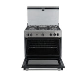 Estufa Challenger Cucina Gris 76x93cm de Gas Natural con Cinco Quemadores - ESTUFAS | Bylmo