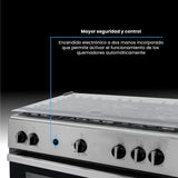 Estufa Challenger Cucina Gris 76x93cm de Gas Propano con Cinco Quemadores - ESTUFAS | Bylmo