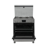 Estufa Challenger Cucina Gris 76x93cm de Gas Natural con Cinco Quemadores y con Temporizador - ESTUFAS | Bylmo