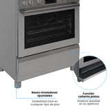 Estufa Challenger Cucina Gris 76x93cm de Gas Natural con Cinco Quemadores y con Temporizador - ESTUFAS | Bylmo