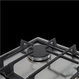 Estufa de Empotrar Challenger Alpha Gris y Negro 58.2x51.2cm de Gas Natural con Cuatro Quemadores - ESTUFAS DE EMPORTRAR Y CUBIERTAS | Bylmo