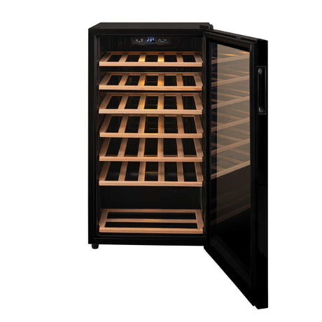 Cava de Vino Challenger Negro 48x87cm de 85 Litros y con Pantalla Digital - NEVERAS | Bylmo