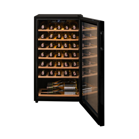 Cava de Vino Challenger Negro 48x87cm de 85 Litros y con Pantalla Digital - NEVERAS | Bylmo