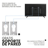 Televisor Challenger Google TV Negro 111.2x67.2cm de 50" Pulgadas Smart QLED 4K con Wifi Integrado y con Bluetooth - TELEVISORES | Bylmo