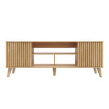Mesa para TV Nori Panela 160x59cm para TV Hasta 65" Pulgadas con Dos Compartimientos y con Ranuras para Cables - MUEBLES DE TV | Bylmo