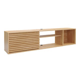 Mesa para TV Flotante Nori Panela 160x37cm para TV Hasta 65" Pulgadas con Un Compartimiento - MUEBLES DE TV | Bylmo