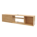 Mesa para TV Flotante Nori Panela 160x37cm para TV Hasta 65" Pulgadas con Un Compartimiento - MUEBLES DE TV | Bylmo