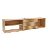 Mesa para TV Flotante Nori Panela 160x37cm para TV Hasta 65" Pulgadas con Un Compartimiento - MUEBLES DE TV | Bylmo