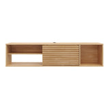 Mesa para TV Flotante Nori Panela 160x37cm para TV Hasta 65" Pulgadas con Un Compartimiento - MUEBLES DE TV | Bylmo