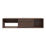 Mesa para TV Flotante Nori Milan 160x37cm para TV Hasta 65" Pulgadas con Un Compartimiento - MUEBLES DE TV | Bylmo