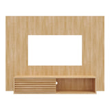 Panel de TV Nori Panela 155x118cm para TV Hasta 65" Pulgadas con Un Compartimiento - MUEBLES DE TV | Bylmo