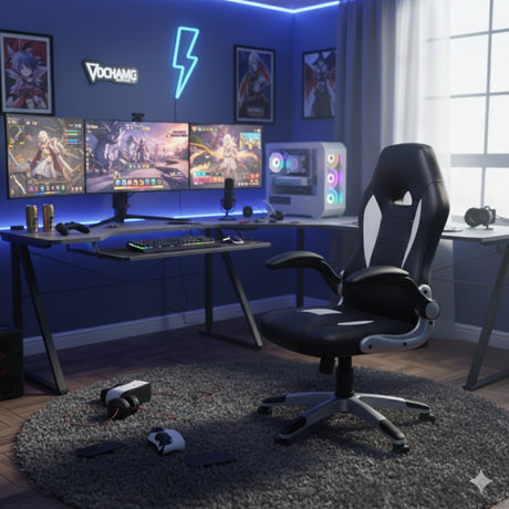 Silla Gerencial Cocora Negro 49x114cm Giratoria con Espaldar y con Apoya Cabezas - SILLAS DE OFICINA | Bylmo