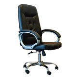 Silla Gerencial Vegas Negro 51x128cm Giratoria con Espaldar y con Apoya Cabezas - SILLAS DE OFICINA | Bylmo