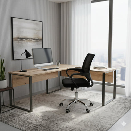 Silla de Oficina Libertad Negro 49x98cm Giratoria con Espaldar - SILLAS DE OFICINA | Bylmo
