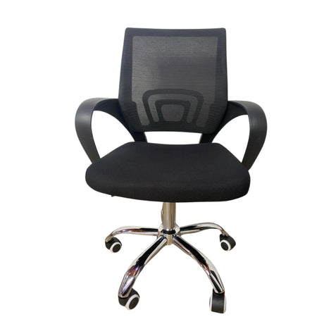 Silla de Oficina Libertad Negro 49x98cm Giratoria con Espaldar - SILLAS DE OFICINA | Bylmo