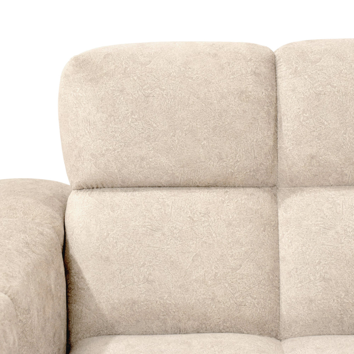 Sofá Miami Beige y Matiz Caoba 171x81cm de Dos Puestos y con Apoya Brazos - SOFAS Y POLTRONAS | Bylmo