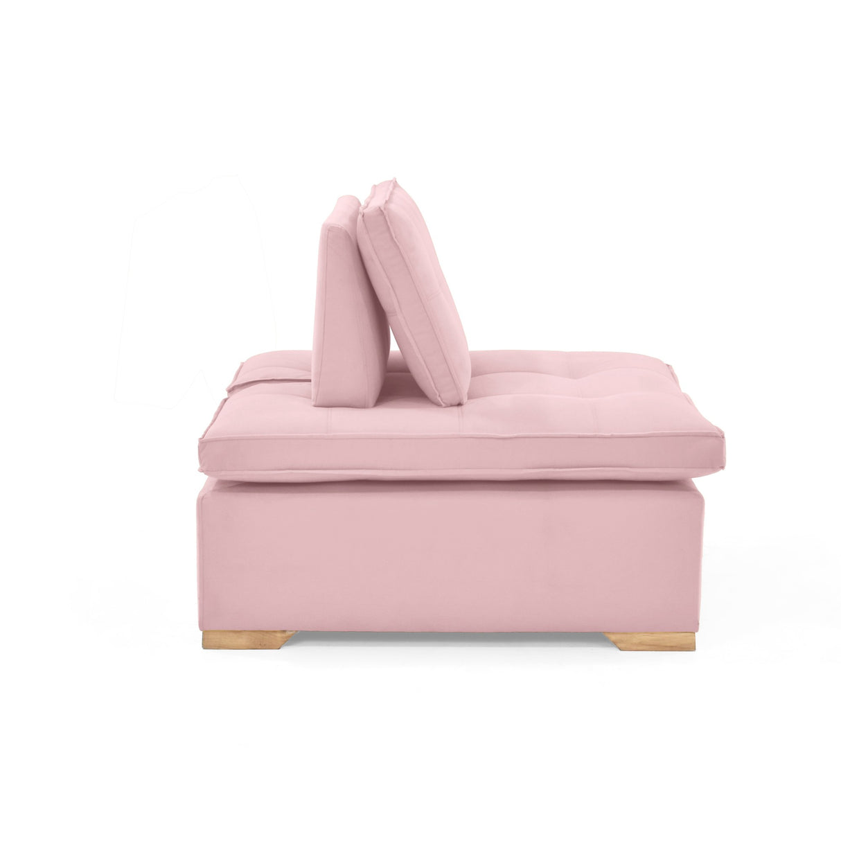 Poltrona Ventury Rosa y Matiz Caoba 83x86cm de Un Puestos y Sin Apoya Brazos - SOFAS Y POLTRONAS | Bylmo