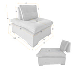 Set x 2 Poltronas Ventury Petróleo y Matiz Caoba 83x86cm de Dos Puestos y Sin Apoya Brazos - SOFAS Y POLTRONAS | Bylmo