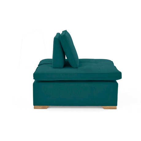 Set x 2 Poltronas Ventury Petróleo y Matiz Caoba 83x86cm de Dos Puestos y Sin Apoya Brazos - SOFAS Y POLTRONAS | Bylmo