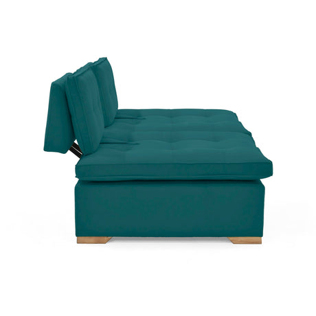 Set x 2 Poltronas Ventury Petróleo y Matiz Caoba 83x86cm de Dos Puestos y Sin Apoya Brazos - SOFAS Y POLTRONAS | Bylmo