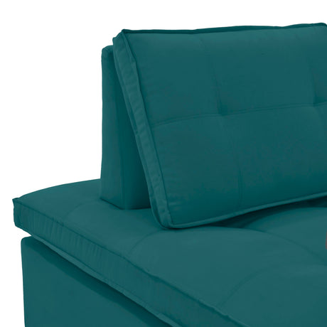 Set x 2 Poltronas Ventury Petróleo y Matiz Caoba 83x86cm de Dos Puestos y Sin Apoya Brazos - SOFAS Y POLTRONAS | Bylmo