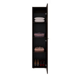 Closet Home Dreams Nogal 40x170cm con Una Puerta y con Espejo - CLOSETS | Bylmo