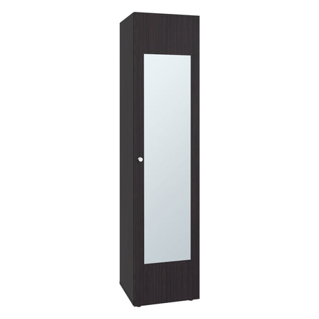 Closet Home Dreams Wengue 40x170cm con Una Puerta y con Espejo - CLOSETS | Bylmo