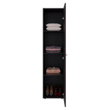 Closet Home Dreams Wengue 40x170cm con Una Puerta y con Espejo - CLOSETS | Bylmo