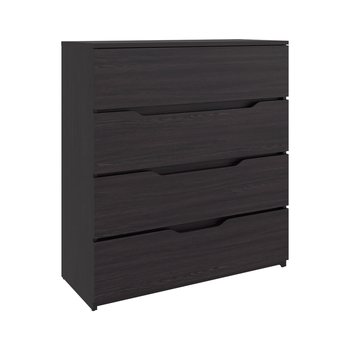 Cajonera Zoe Wengue 80x89.1cm de Cuatro Hileras con Cuatro Cajones - CAJONERAS Y COMODAS | Bylmo