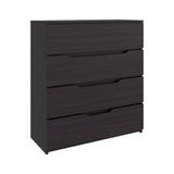Cajonera Zoe Wengue 80x89.1cm de Cuatro Hileras con Cuatro Cajones - CAJONERAS Y COMODAS | Bylmo