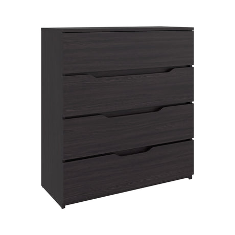 Cajonera Zoe Wengue 80x89.1cm de Cuatro Hileras con Cuatro Cajones - CAJONERAS Y COMODAS | Bylmo