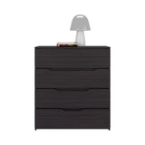 Cajonera Zoe Wengue 80x89.1cm de Cuatro Hileras con Cuatro Cajones - CAJONERAS Y COMODAS | Bylmo