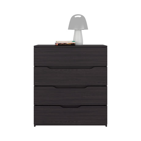 Cajonera Zoe Wengue 80x89.1cm de Cuatro Hileras con Cuatro Cajones - CAJONERAS Y COMODAS | Bylmo