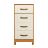 Cómoda Mobi Beige 50x105cm de Cuatro Hileras con Cuatro Cajones - CAJONERAS Y COMODAS | Bylmo