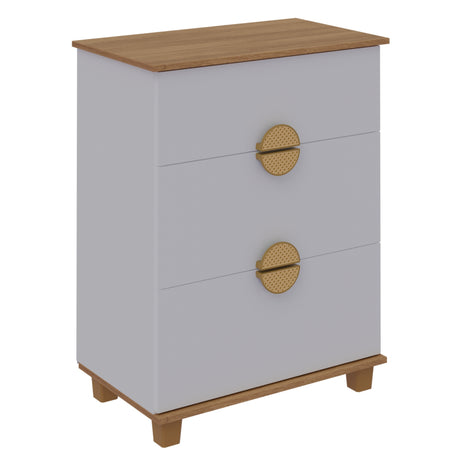 Cómoda Multi Blanco 72x92cm de Cuatro Hileras con Cuatro Cajones - CAJONERAS Y COMODAS | Bylmo