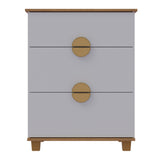 Cómoda Multi Blanco 72x92cm de Cuatro Hileras con Cuatro Cajones - CAJONERAS Y COMODAS | Bylmo