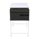 Escritorio lux Blanco 100x75cm con Una Maleta Integrada - ESCRITORIOS | Bylmo