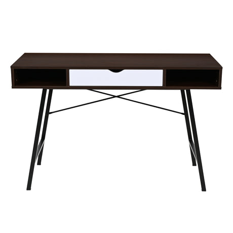 Escritorio Sirion Marrón 120x76cm con Un Cajón - ESCRITORIOS | Bylmo