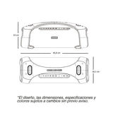 Parlante Portátil Challenger Negro 18.1x23cm Portatil con Conexión Bluetooth - PARLANTES | Bylmo