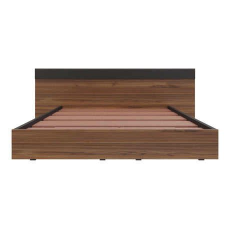 Base Cama Verona Gales y Wengue 212x71cm para Cama Doble 140 X 200 Cm con Cabecero - CAMAS | Bylmo